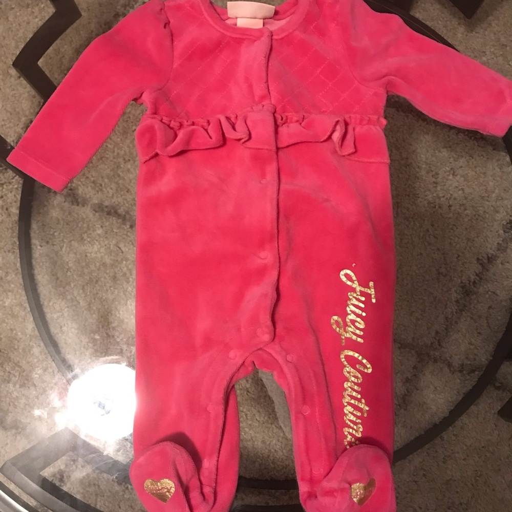 Juicy couture footed one piece